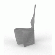 Chaise design in & out BIOPHILIA - gris