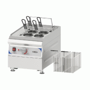 Cuiseur à pâtes monophasé avec 1 cuve 9 l et 4 paniers ronds 0,9 l ... - PCCAP9