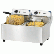 Friteuse électrique de table 2 cuves avec 2 x 7 litres et puissance... - PCFE72B
