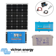 Kit solaire 90w 12v 230v victron pour site autonome