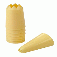 METRO PROFESSIONAL Set de douilles en étoile 7 unités, plastique, jaune - jaune plastique polypropylène 18221510_0