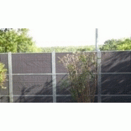 Mur et cloture anti bruit cloe en acier galavanise - vegetalisable - c.i.p