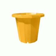 Pot de fleurs rond xxl rio 125l - JAUNEMANGUE - jaune 0750122561643