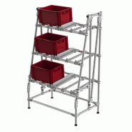 Présentoir boites plastiques