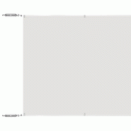 VidaXL Auvent vertical Blanc 140x800 cm Tissu oxford Modèle Lumina Terrasse - 148168