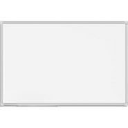 Tableau blanc émaillé magnétique, cadre aluminium, format : l180 x h120 cm
