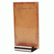 APS Porte-cartes/porte-cartes de table8 x 7 cm, H : 2 cm - inox 4004133000308