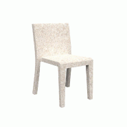 Chaise design in & out JUT - écru granit