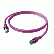 Cordon EasyLan DualBoot PushPull IP20, Cat.6A (Classe EA), S/FTP, violet, 5 m_0
