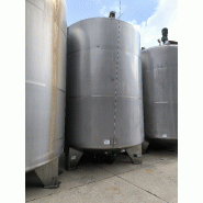 Cuve en acier inoxydable 304 30 000 litres avec isolation hermétique et agitation décentrée - référence                        :                         c13977 - c13978 - c13979 - c13980 - c13982
