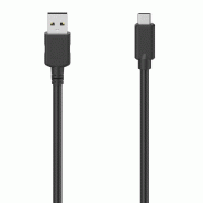 Hama 00300069 Câble USB 0,75 m USB 2.0 USB A USB C Noir - noir 00300069