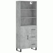 Helloshop26 - Buffet bahut commode armoire meuble de rangement organisateur cuisine salle de séjour salon haut 69,5 x 34 x 180 cm 02_0034563 - 300021 Helloshop26 - Buffet bahut commode armoire meuble de rangement organisateur cuisine salle de séjour salon haut 69,5 x 34 x 180 cm 02_0034563 - 300021