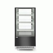 HENDI - Vitrines réfrigérées avec 3 étagères inclinées - Ref 233320 - 83x120xH146 cm - inox 233320