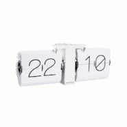 Horloge moderne Flip No Case Blanc Karlsson - blanc inox 8714302666438 Horloge moderne Flip No Case Blanc Karlsson - blanc inox 8714302666438