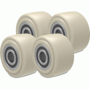 MLSWNY100554, Roues de charge, EMLSF5, lot de 4