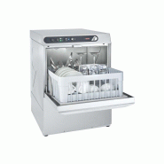 Lave-verres 350 x 350 mm, vidange par gravité + adoucisseur intégré Lave-verres 350 x 350 mm, vidange par gravité + adoucisseur intégré