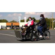 Maxx mobilité réduite - vélo triporteur - nihola - charge max : 150 kg