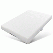 Merax Matelas mousse froide Matelas mousse confort 7 zones, hauteur 20 cm, matelas H3 H2 140x200 cm Ergonomique avec poignées - blanc multi-matériau