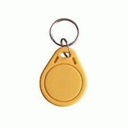 Porte-clés plastique Mifare 1k NXP jaune - Mif-1k-fob27-j