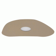 ROSSINI ILLUMINAZIONE Kahlo Grand Plafonnier Or Satiné 8W Gx53 Ip20 - Applique Ou Plafonnier En Aluminium À Fixation Magnétique Et Design Ultra Fin