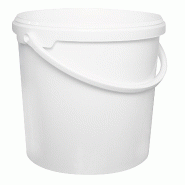 Schneider - Seau, PP, Ø 265 mm x 260 mm - 10,0 L - blanc plastique polypropylène 152491