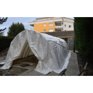 Abri de chantier pour piscine istech