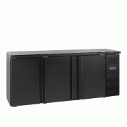 Arrière bar réfrigéré 3 portes CBC310 noir TEFCOLD