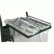 Chariot voirie sans couvercle 2 x 110L roues caoutchouc MOBISAC