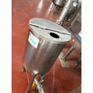 Cuve en acier inoxydable 110 litres d'occasion