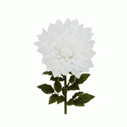 Dahlia blanc géant artificiel Ø65 x H145cm
