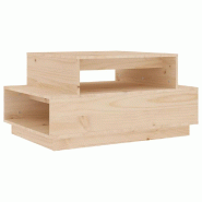 Décoshop26 - Table basse de salon design simple 80 x 55 x 40,5 cm bois massif de pin non traité DEC037187 - Bois massif 3000263146603