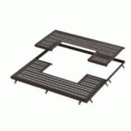 Grille d'arbre carré en acier - Tropica - ORCA Mobilier Urbain_1