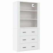 Helloshop26 - Buffet bahut commode armoire meuble de rangement organisateur cuisine salle de séjour salon haut bois d'ingénierie 02_0032782 - 300021 Helloshop26 - Buffet bahut commode armoire meuble de rangement organisateur cuisine salle de séjour salon haut bois d'ingénierie 02_0032782 - 300021