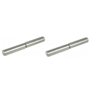 Charnière 80mm Inox profilé de chute soudable axe fixe - 1paire - 2pcs Charnière 80mm Inox profilé de chute soudable axe fixe - 1paire - 2pcs