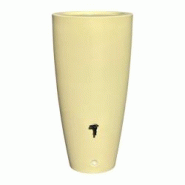 PLAST'UP ROTOMOULAGE Pot conique récupérateur d'eau de pluie aérien 200l - BEIGE - beige 0733968138033