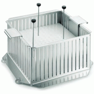 Reconstitueur mini-brochettes en acier inox 304 - Formeuse compacte et rapide pour professionnels Reconstitueur mini-brochettes en acier inox 304 - Formeuse compacte et rapide pour professionnels