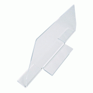 Schneider - Séparation de comptoir en acrylique PMMA, largeur : 580 mm, hauteur : 170 mm, transparent - transparent plastique 172710
