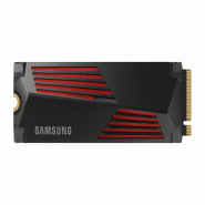 Ssd SAMSUNG 990 pro m.2 4tb nvme mz-v9p4t0cw pcie 4.0 x4 heatsink - noir mz-v9p4t0cw