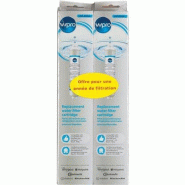 WPRO Kit de 2 filtres à eau SMS200 - 034-122179 WPRO Kit de 2 filtres à eau SMS200 - 034-122179
