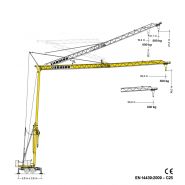 Grue mobile Liebherr transportable avec un camion de 7,5 tonnes