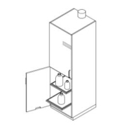 Armoire de laboratoire pour le stockage d'acides et de bases