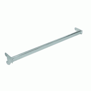 Barre de charge L60xP7xH6,5cm tube 30x15mm Global - chromé