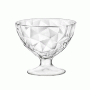 Bormioli Rocco - lot 6 coupes sur pied 36cl diamond transparent - verre 8159018