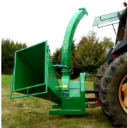 Broyeur de branches à 6 couteaux radiaux de 200 mm sur tracteur avec Moteur thermique essence ou diesel - SUPER-PAIN 600