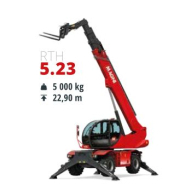 Chariot télescopique  rotatif stabilisateur pivotant - Magni TH - RTH 5.23
