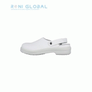 Sabot de travail à bride en microfibre blanc SB ESD SRC - OKENITE CLOG COVERGUARD - léger et antidérapant_0