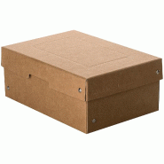 Falken Lot de 5 Boîte PureBox Nature A5 haut. 100 mm, en carton ép. 1,2 mm, coloris brun - marron en carton 22001816000F