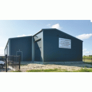 Hangar de stockage avec bureaux, une mezzanine, pour une activité agricole de 100 m2 à 10 000 m2 et plus - FRANCEMETAL