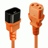 LINDY 2m IEC Extension Lead Orange