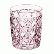 Lot de 6 verres gobelets 300 ml roses, HAVANA Lot de 6 verres gobelets 300 ml roses, HAVANA